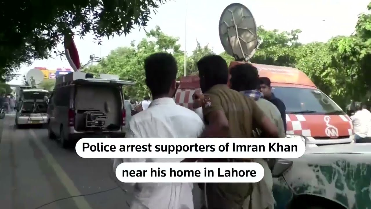 Police arrest Imran Khan supporters near his home