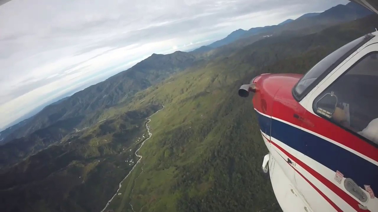 Silimo Landing and Departure. Bush Flying with Mission Aviation Fellowship in Papua, Indonesia.