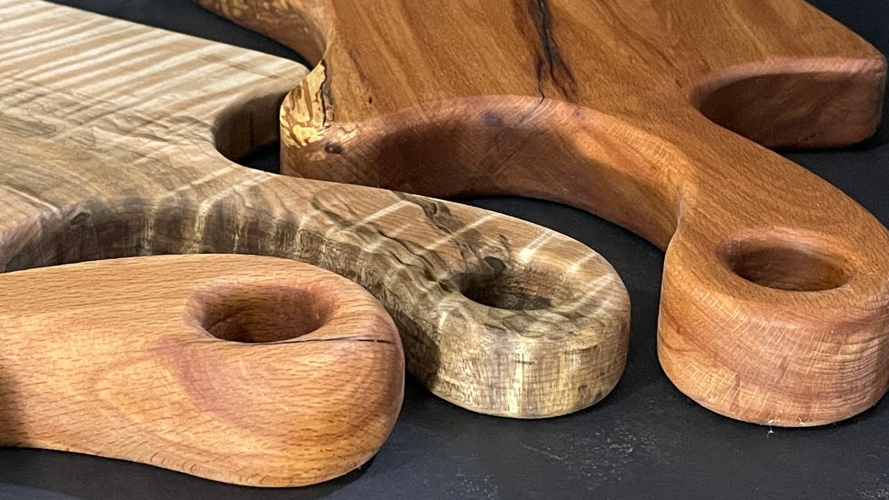 Cutting Boards Made Of Rotten Wood And Epoxy