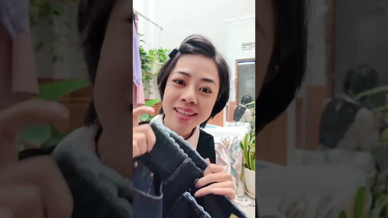 Mẹ Naki nè review quần jean ống suông 