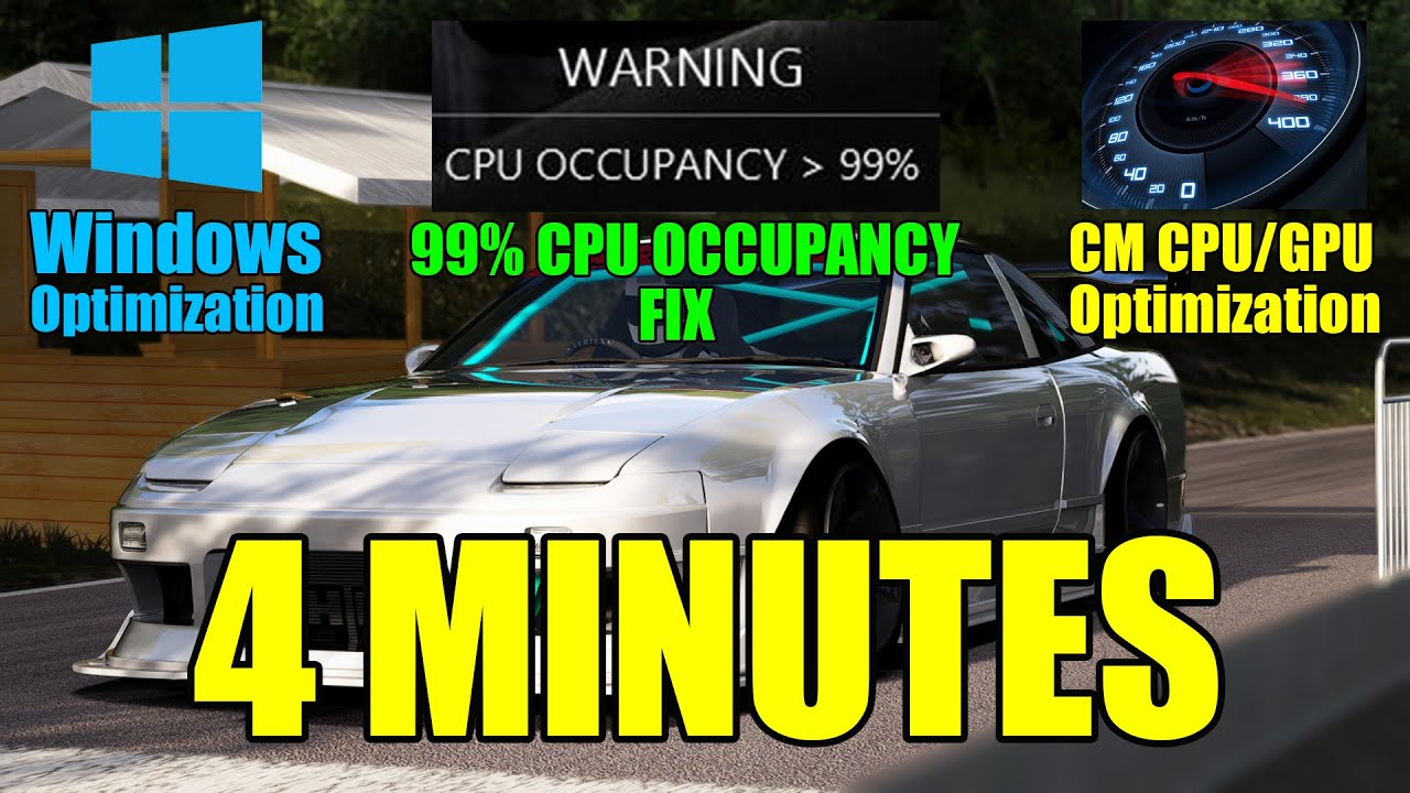 ИСПРАВЛЕНИЕ ЗАНЯТИЯ ЦП на 99 % + опция Windows/ЦП/ГП. За 4 минуты | Ассетто Корса