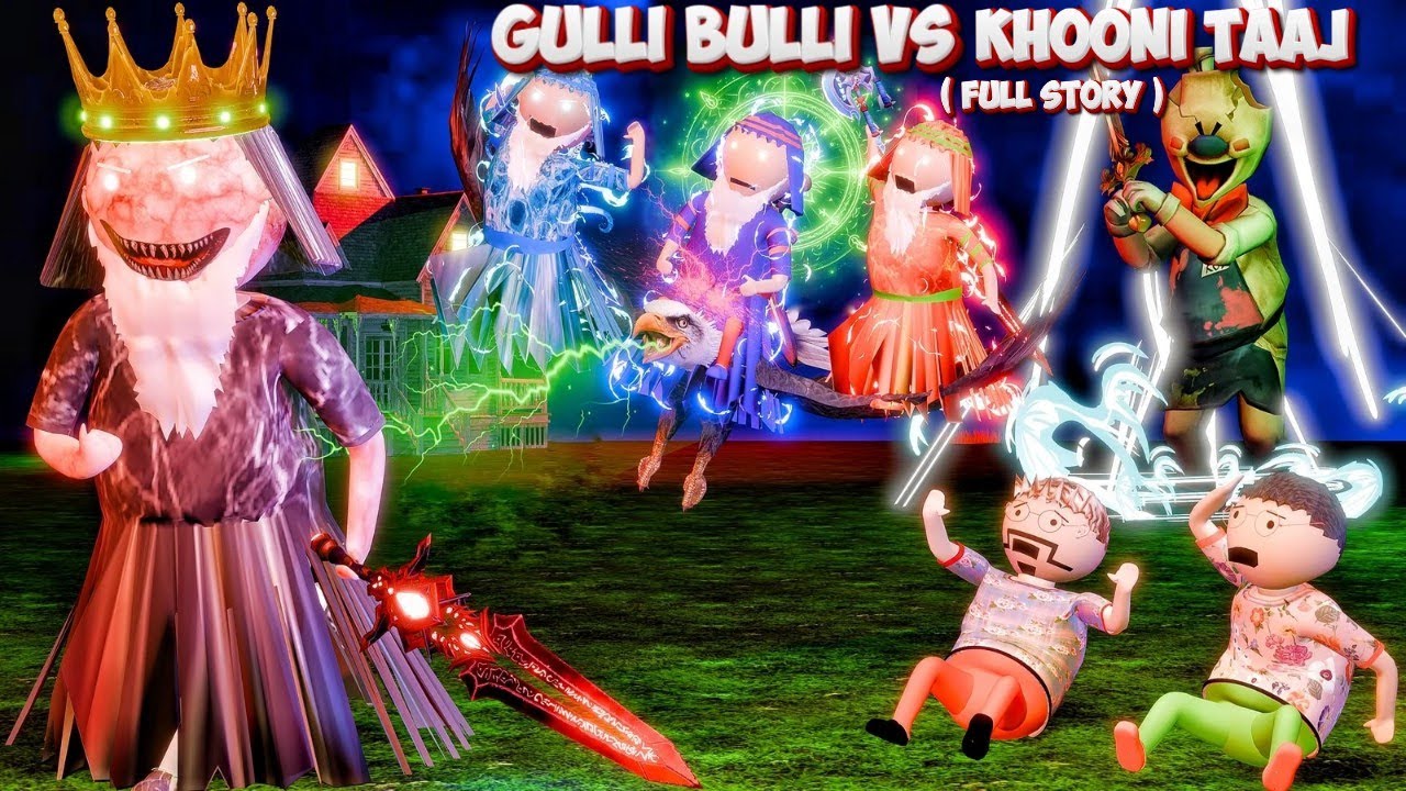 GULLI BULLI AUR KHOONI TAAJ ( FULL STORY) | GULLI BULLI  | MAKE JOKE IN HORROR