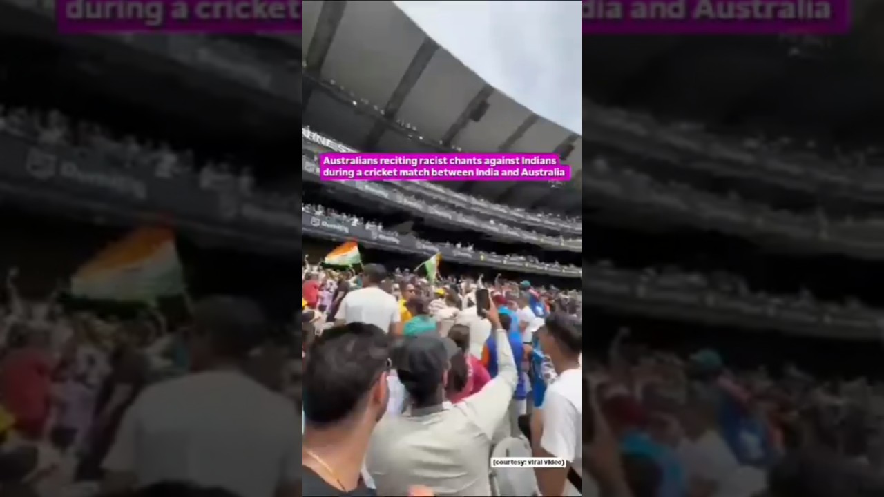 India vs Australia | Cricket Fans Sing Racist Chants At Indians | Shocking Video Goes Viral #shorts
