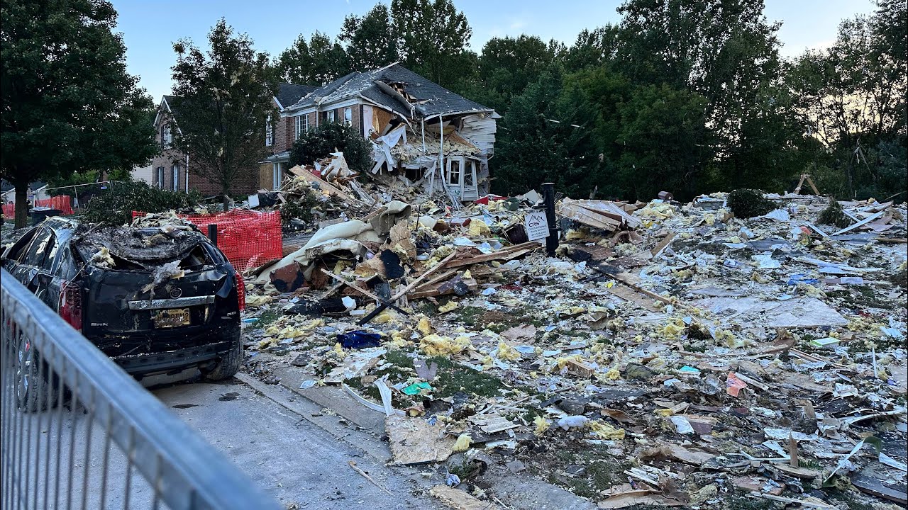 Devastating Home Explosion Near Our Home In Bel Air Maryland 8/11/2024