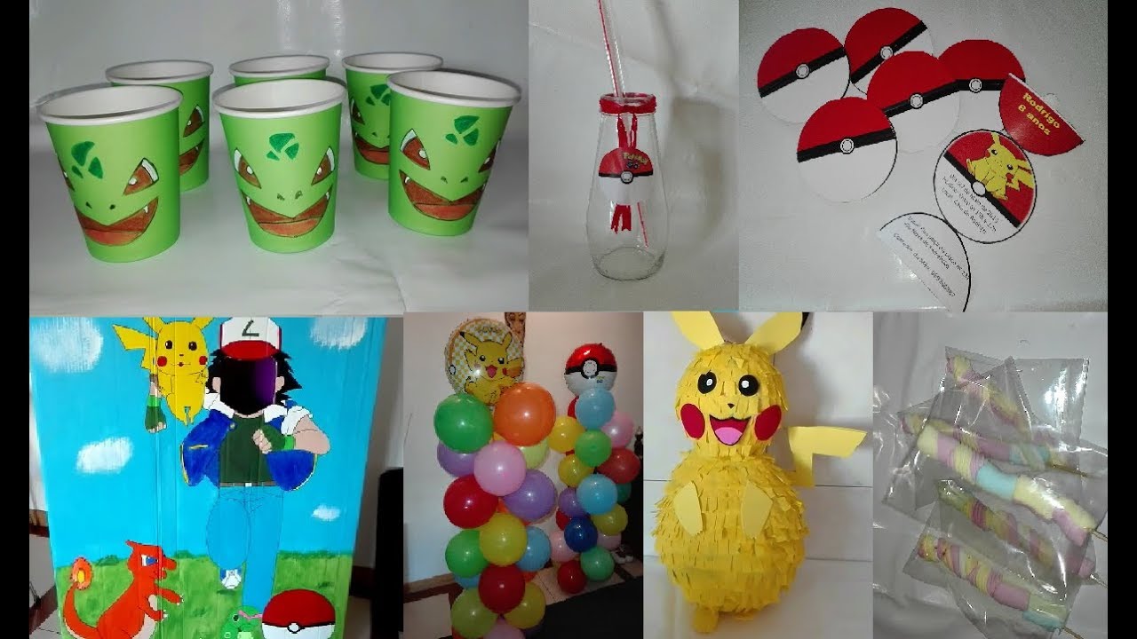 Dicas para uma festa infantil bonita e barata | Festa Pokémon