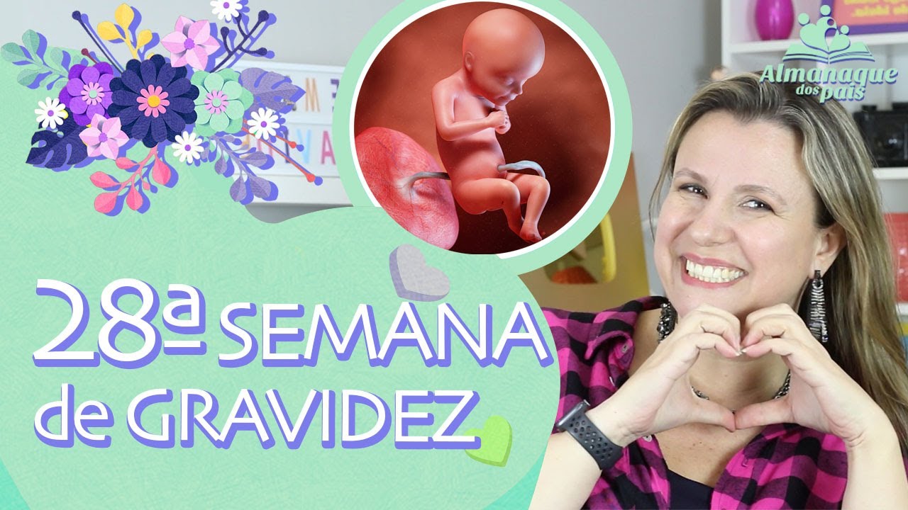 28ª SEMANA DE GESTAÇÃO | 7 Meses, Coceira na Barriga, Movimentos do Bebê | 3º TRIMESTRE DE GRAVIDEZ