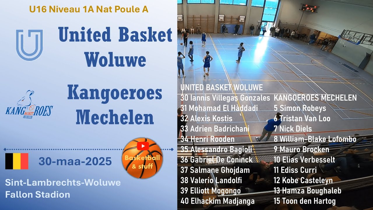 2025-03-30 United Basket Woluwe - Kangoeroes Mechelen - U16A