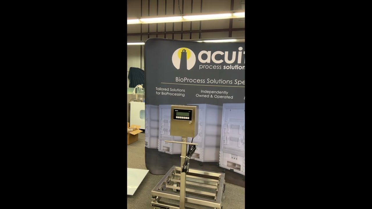 AccuCart&trade; Mobile Weighing Solutions for Totes, Tanks and other BioProcess Equipment
