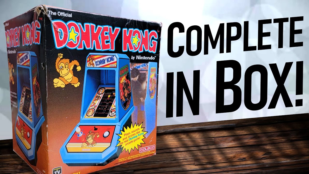 Coleco Donkey Kong STILL IN THE BOX After 40 Years!
