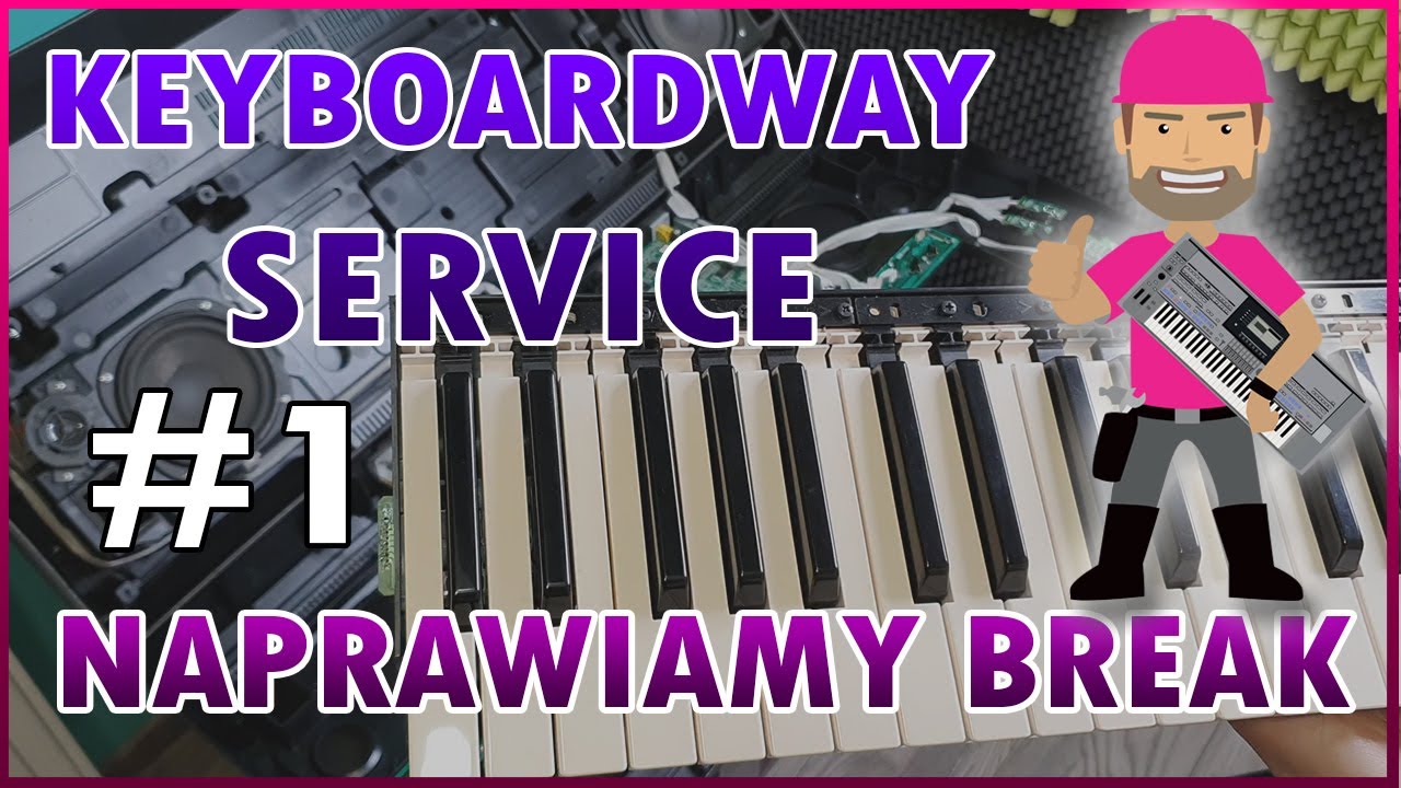 Naprawiamy przycisk BREAK - Yamaha S950 Disassembly repair - Keyboardway service #1