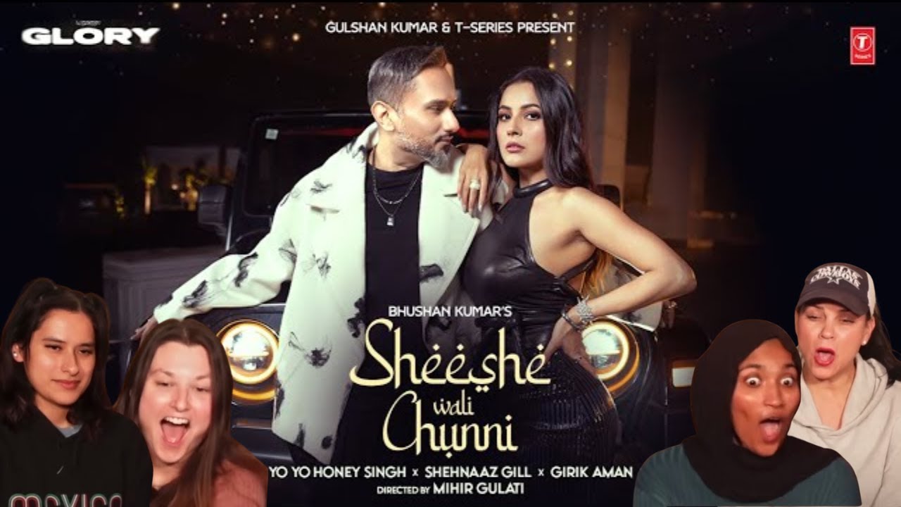 Americans' react to SHEESHE WALI CHUNNI: YO YO HONEY SINGH | SHEHNAAZ G | GIRIK A| GLORY | BHUSHAN K