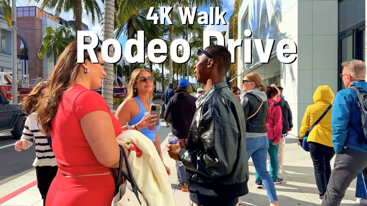 LOS ANGELES Rodeo Drive Walk 🇺🇸 Beverly Hills CA 4K 2024