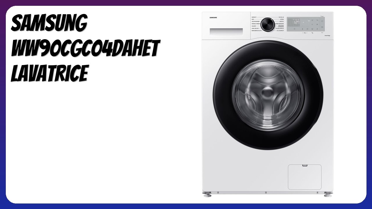 RECENSIONE (2026) : Samsung WW90CGC04DAHET Lavatrice. DETTAGLI