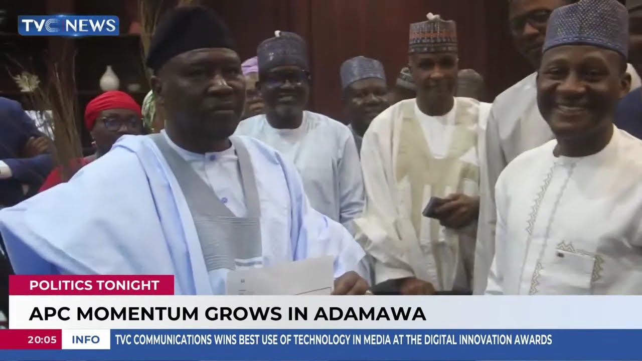 APC Momentum Grows In Adamawa As Gov Fintiri, Lawmakers Dump PDP