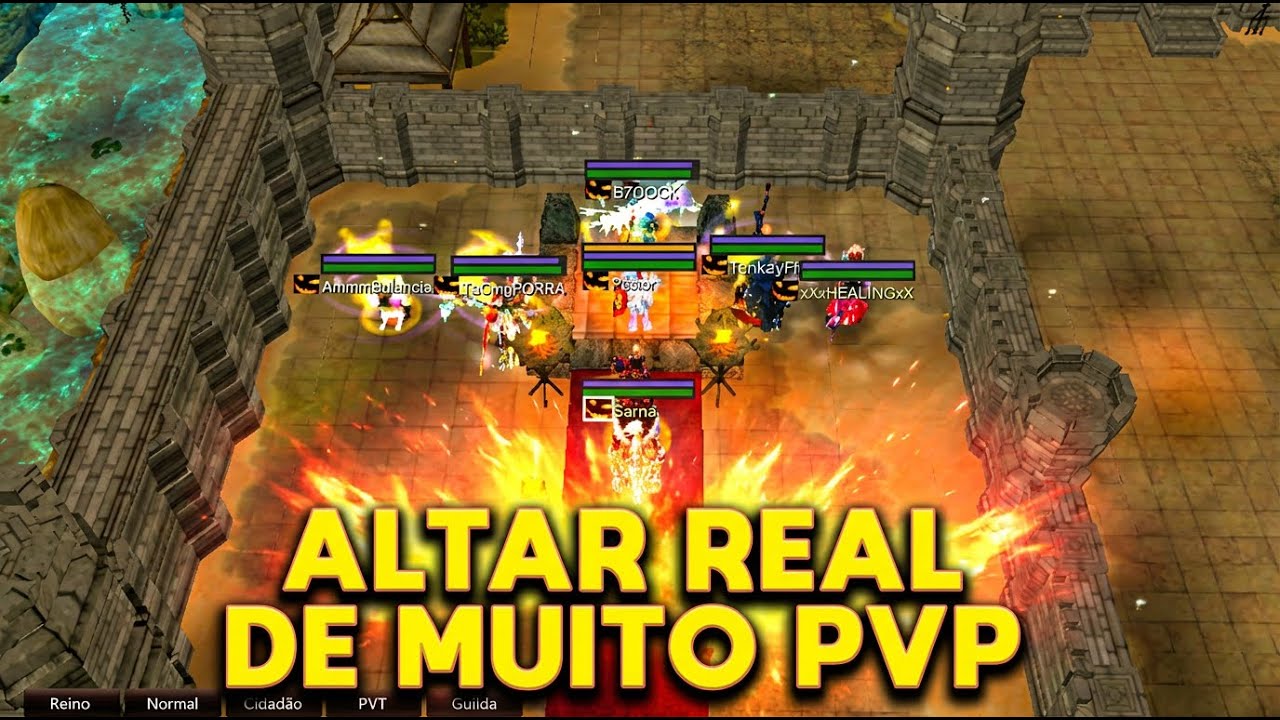 PVP INSANO NO ALTAR REAL