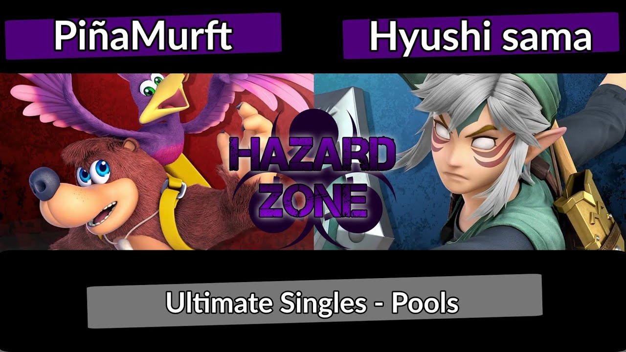 Hazard Zone 12 -  PiñaMurft (Banjo) vs Hyushi sama (Link/Zelda) | Smash ultimate ssbu