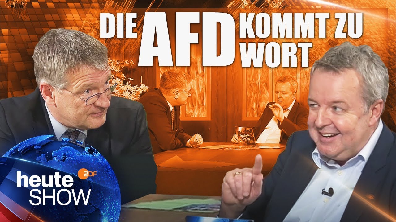 Jörg Meuthen erläutert die Politik der AfD | heute-show vom 29.01.2016