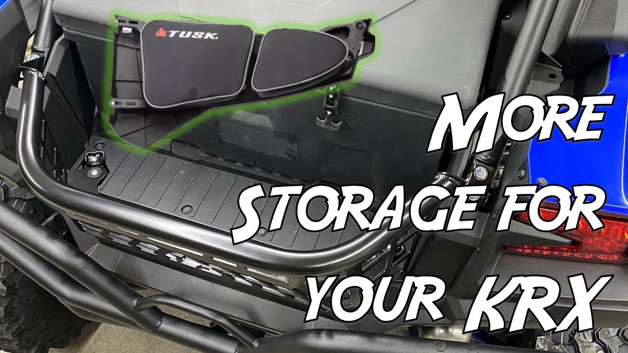 Kawasaki KRX Accessories - Tusk Door Bags and Tailgate
