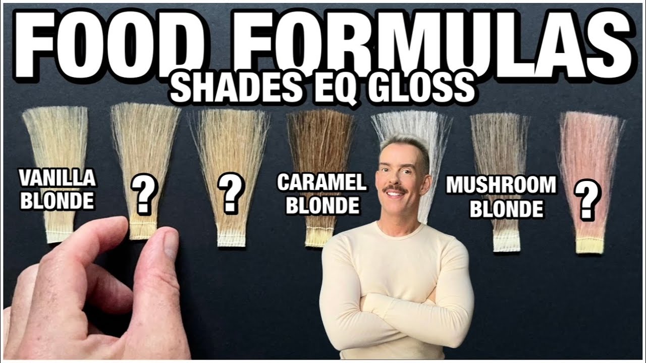 VANILLA, CARAMEL, MUSHROOM blonde + 4 MORE hair color toner FORMULAS! With Shades EQ Gloss