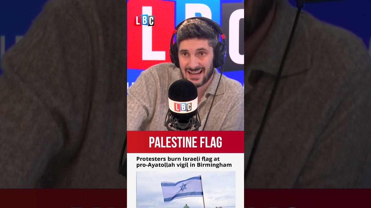 Tom Swarbrick vs caller: Flag-burning debate gets heated | LBC
