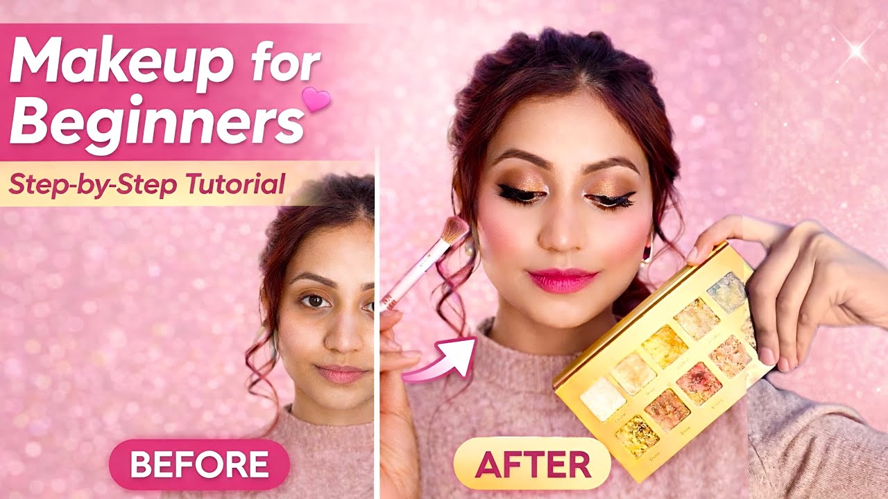 Perfect Party Makeup in Just 9 Minutes 💄 | Beginner Friendly Step by Step (Hindi)