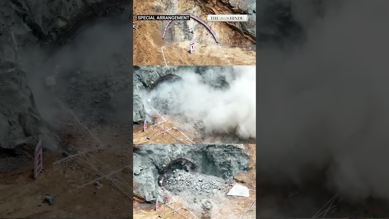 First rock blast for Kerala&rsquo;s tunnel road project successfully completed under safety measures