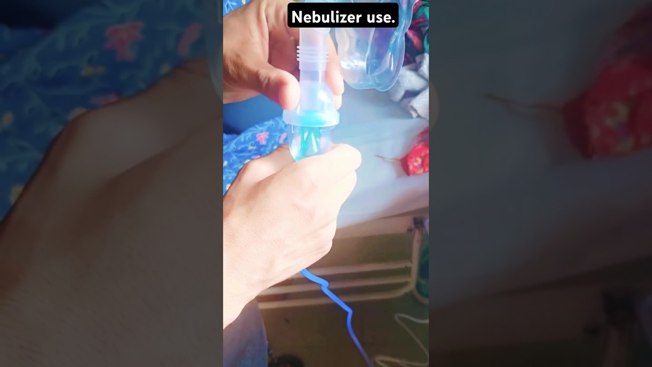 Nebulizer machine use # Nebulizer in hospital 🏥#hospital #medical #hospitalstaff .