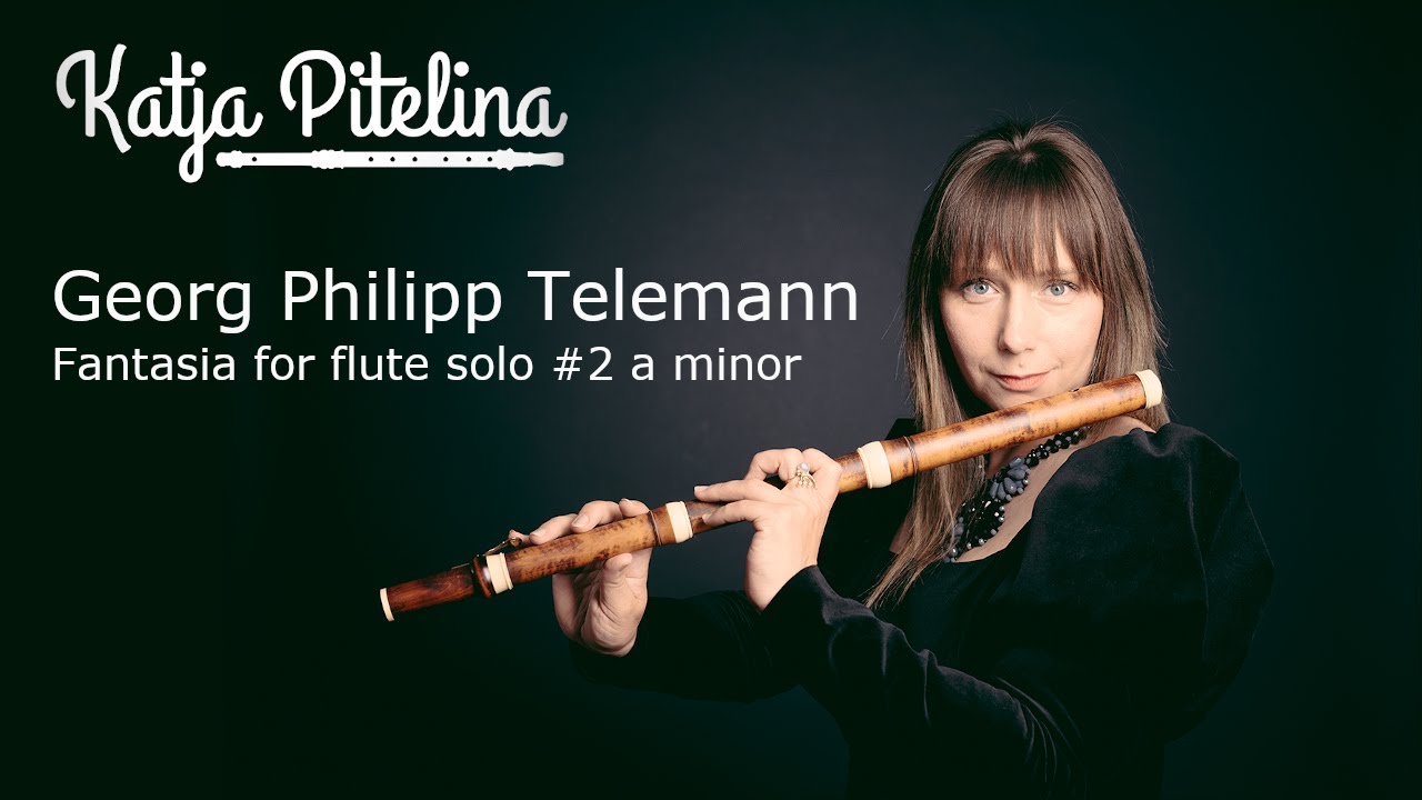 Georg Philipp Telemann Fantasia #2 a minor for flute solo