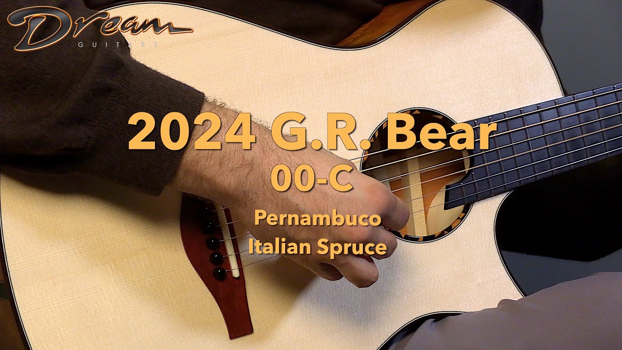 Dream Guitars — 2024 G.R. Bear 00-C, фернамбуковая и итальянская ель #guitar #guitarcraft #dreamg...