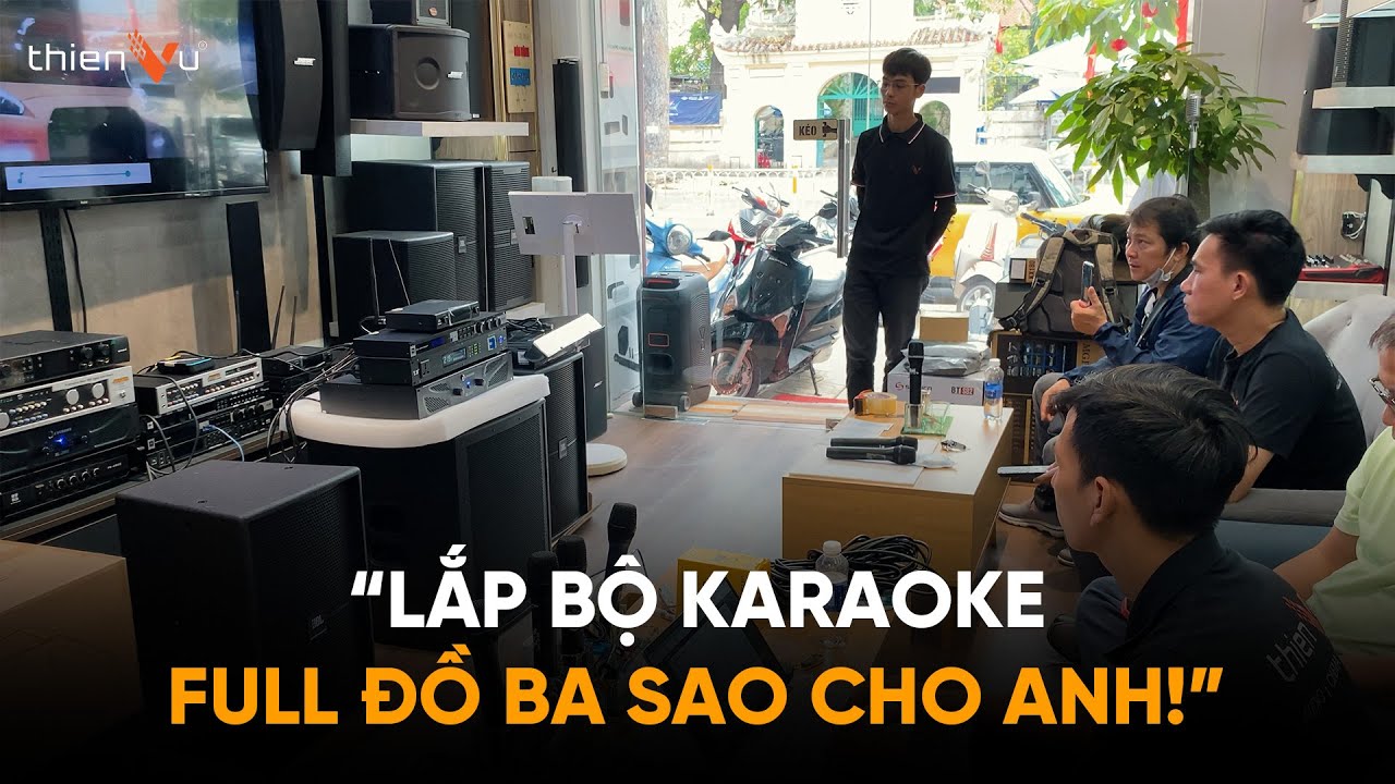 Setup Dàn Karaoke Gia Đình Cao Cấp 90 Triệu Cho Khách Chơi Lễ 30/4: JBL KP2012G2 Gửi Đi Nha Trang