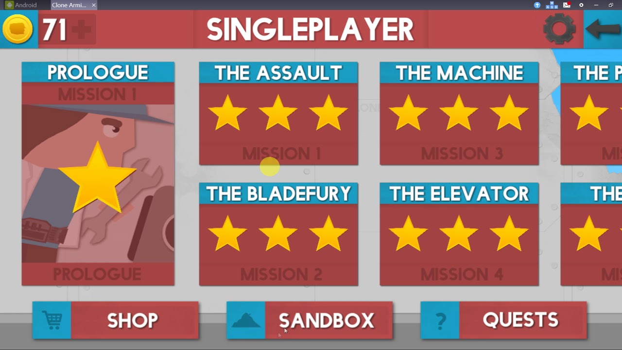Clone Armies -  Sandbox(trying out different hero weapons)