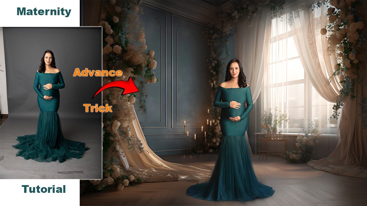 Create the Perfect Maternity Photo Setup: Background Tips & Tricks #maternityediting #tutorial