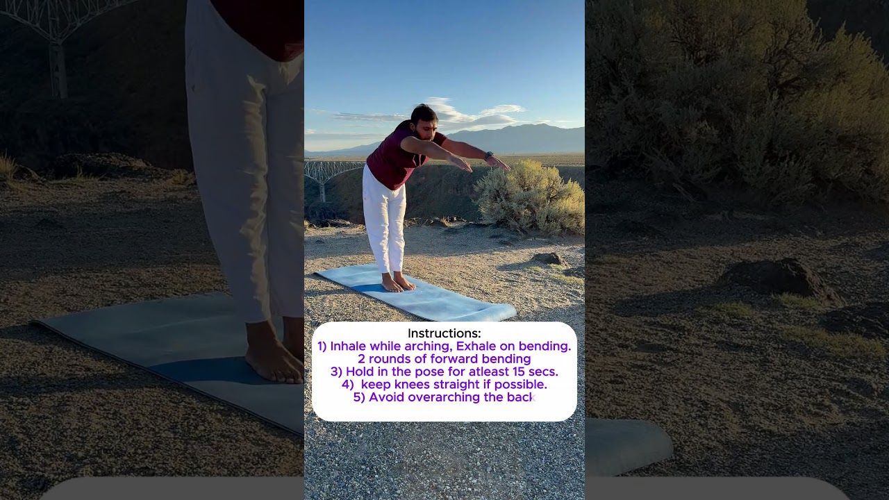 Day 1 Sciatica Relief | Forward Bend – Simple Yoga Pose for Back Pain & Better Posture