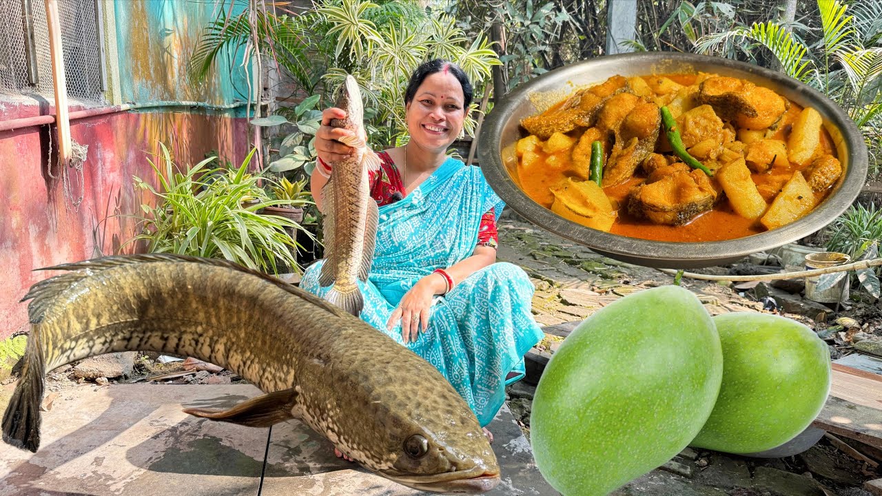 কাঁচা আমের স্বাদে ভরা শোল মাছের টক | কথা দিচ্ছি একবার বানিয়ে খেলে বারে বারে খেতে ইচ্ছা হবে