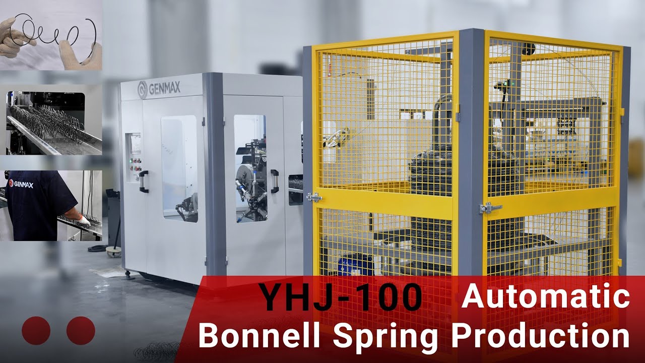 Mattress Bonnell Spring Coiling Machine | High-Speed | 90-95 Springs Per Minute | YHJ-100