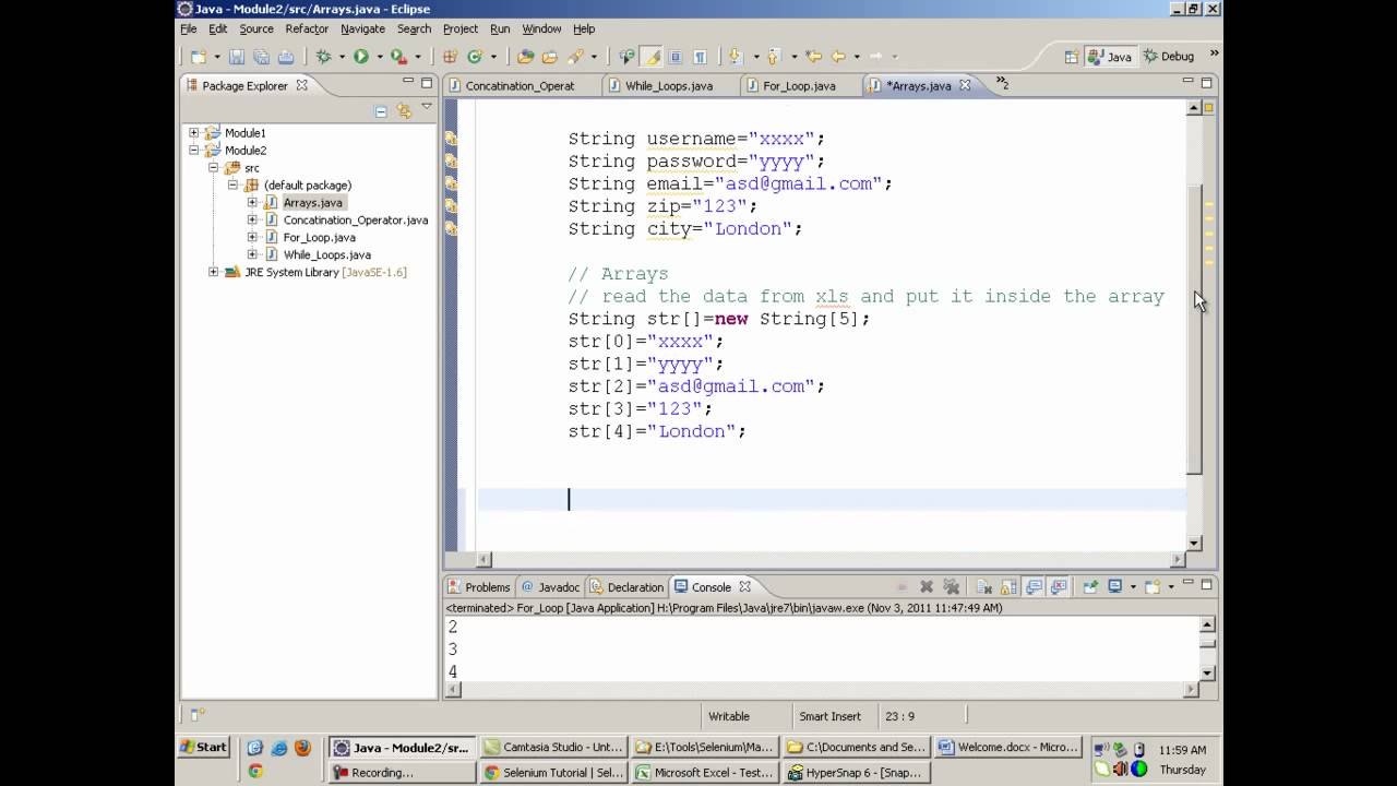 Selenium training Java Day _2.webm