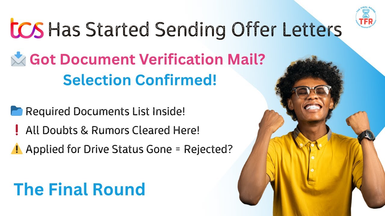 TCS Interview Results 2025 | Document Verification Mail, Offer Letters & Rejection Truth Explained!