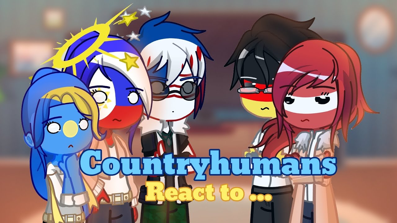 Countryhumans react to... || Part 5 || Gacha life 2 || Countryhumans react to countryballs