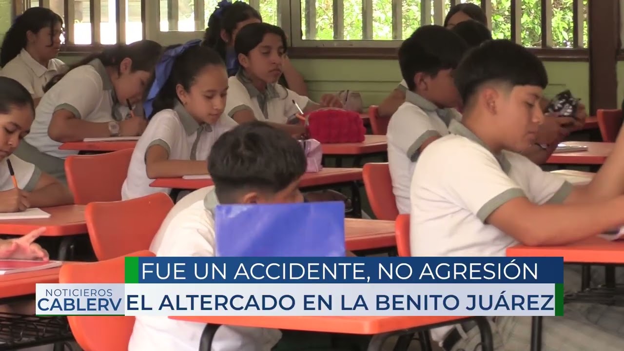 Heridas por cúter de un joven en la Sec. Benito, no fue agresión, fue accidente