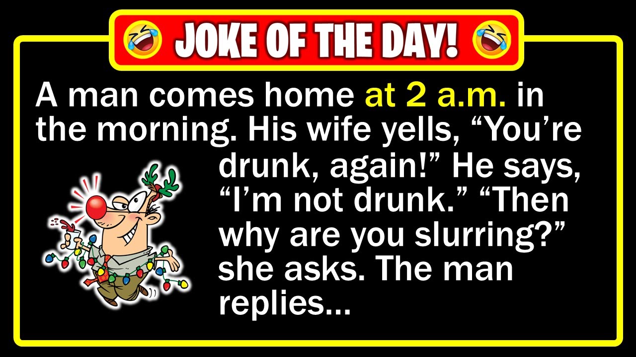 🤣 BEST JOKE OF THE DAY! - Late-night denial meets a very confused clock!!!? | Funny Dad Jokes