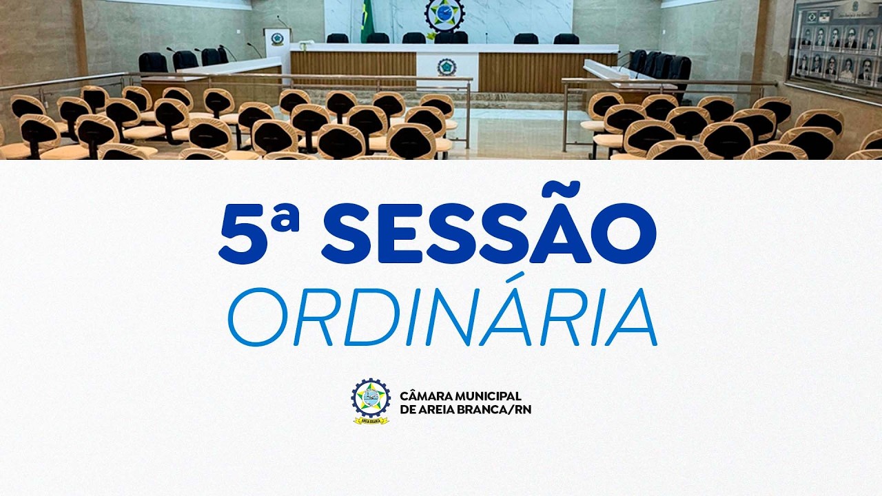 5ª Sessão Ordinária de 2026
