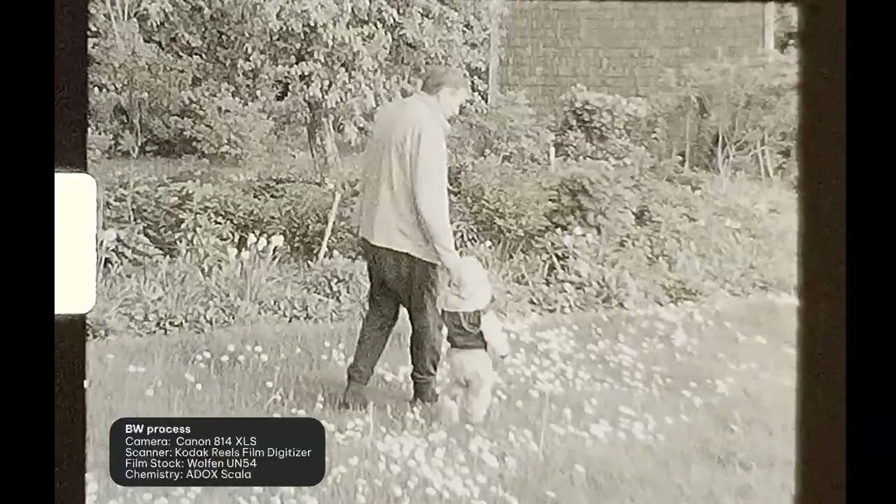 Super 8 developing reel first scans