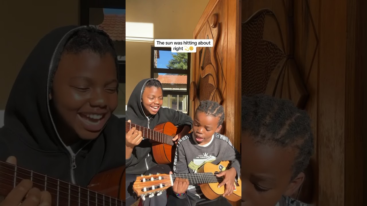 Three Little Birds 🐦 Cover By @BobMarley #TauLion&BigSis😘