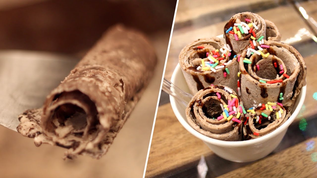 Thai Ice Cream Rolls Review- Buzzfeed Test #80