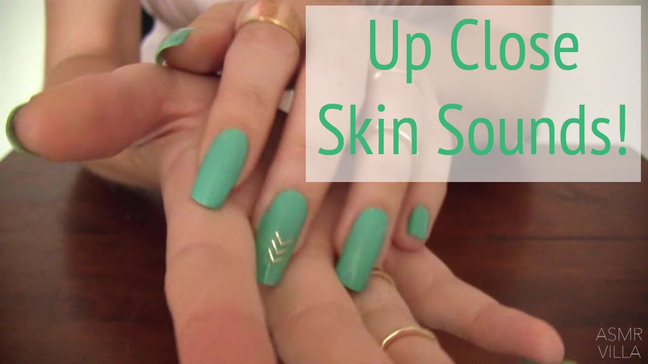 ASMR * Up Close Skin Sounds * Tapping & Scratching * No Talking * ASMRVilla