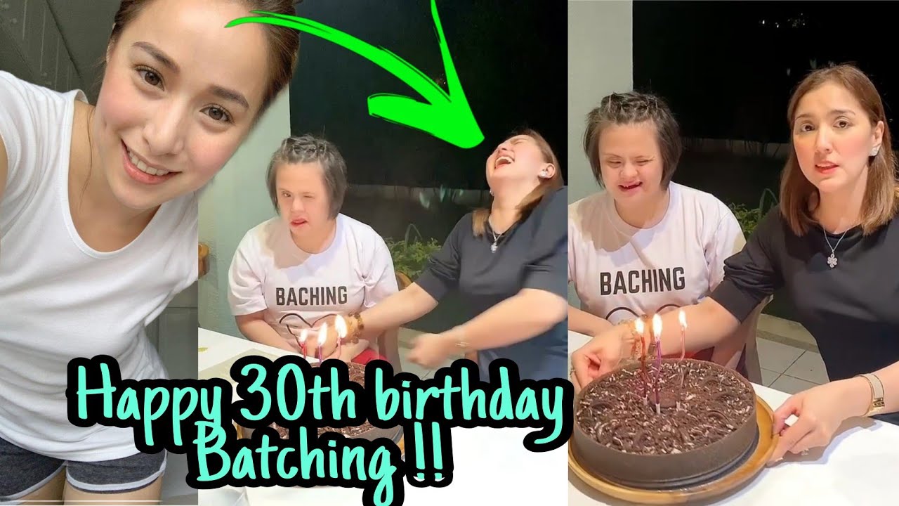 Kapatid nina Cristine Reyes at Ara Mina na si BATCHING Ipinagdiwang ang ika 30th Birthday