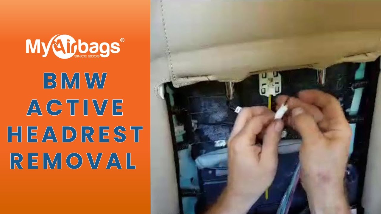 Как снять активный подголовник BMW | MyAirbags