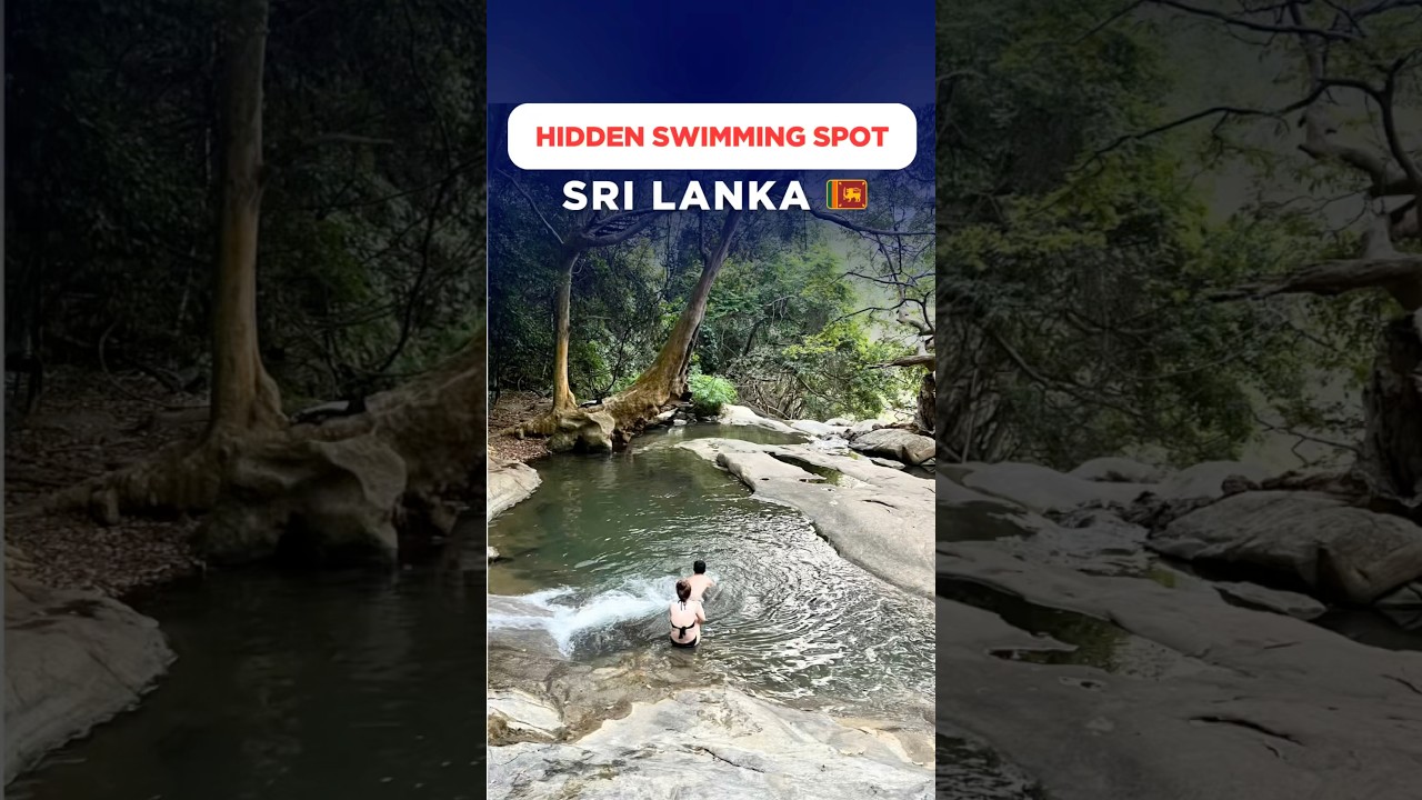 Hidden Swimming Spot | Sri Lanka 🇱🇰 | Pallewella Waterfall