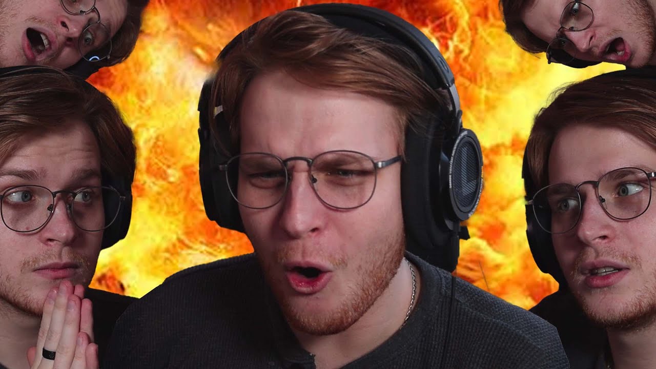 listening to dumb heavy music (very dumb and heavy)