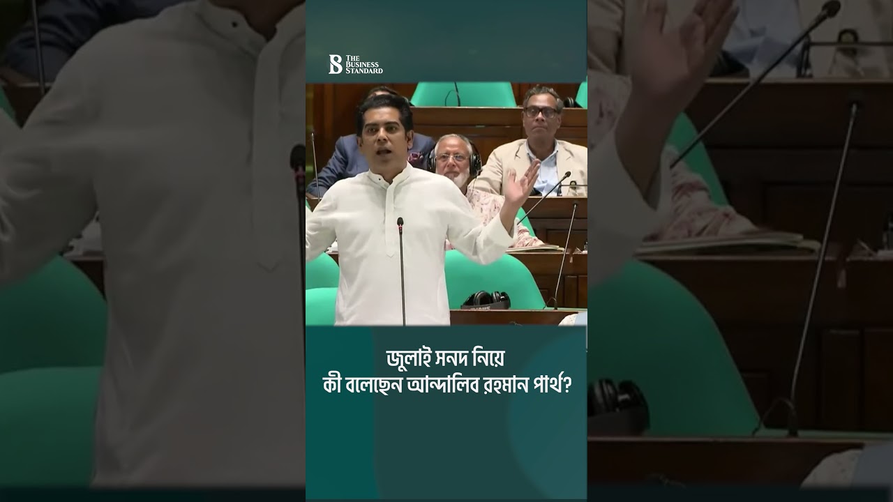 জুলাই সনদ নিয়ে কী বললেন আন্দালিব রহমান পার্থ? | The Business Standard